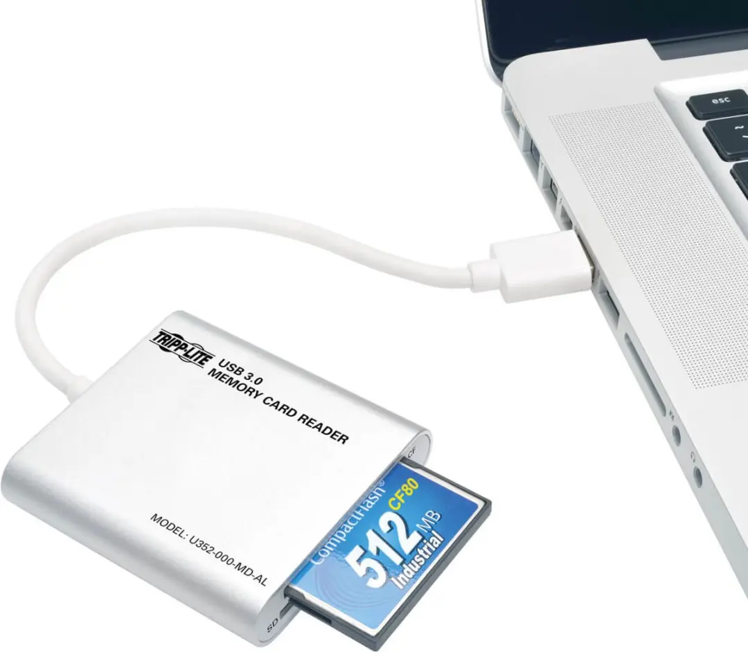 Tripp Lite U352-000-MD-AL USB 3.0 Cardreader - Zilver