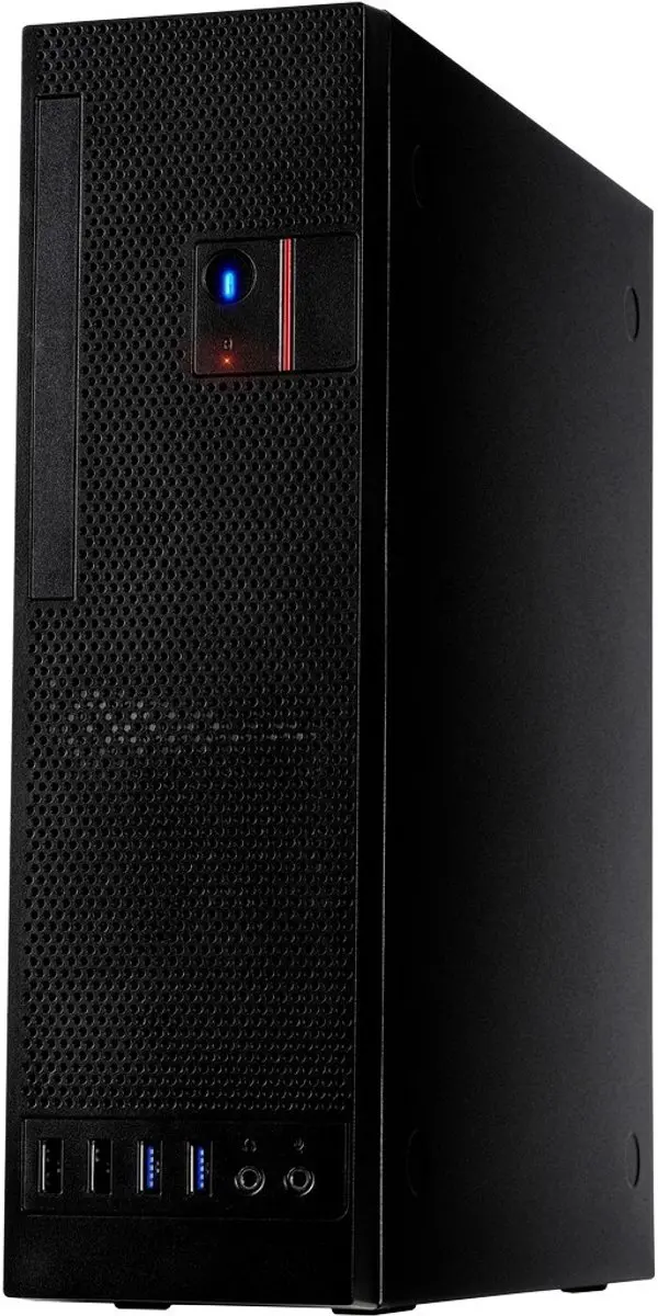 Intertech S-331 Desktop Behuizing - 2x 2.5" 1x 3.5" 1x 5.25" - Zwart
