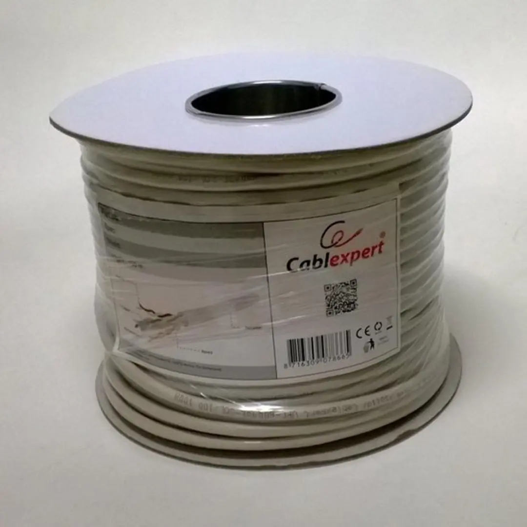 Cablexpert UTP Cat5E CCA Kabel Grijs 100m