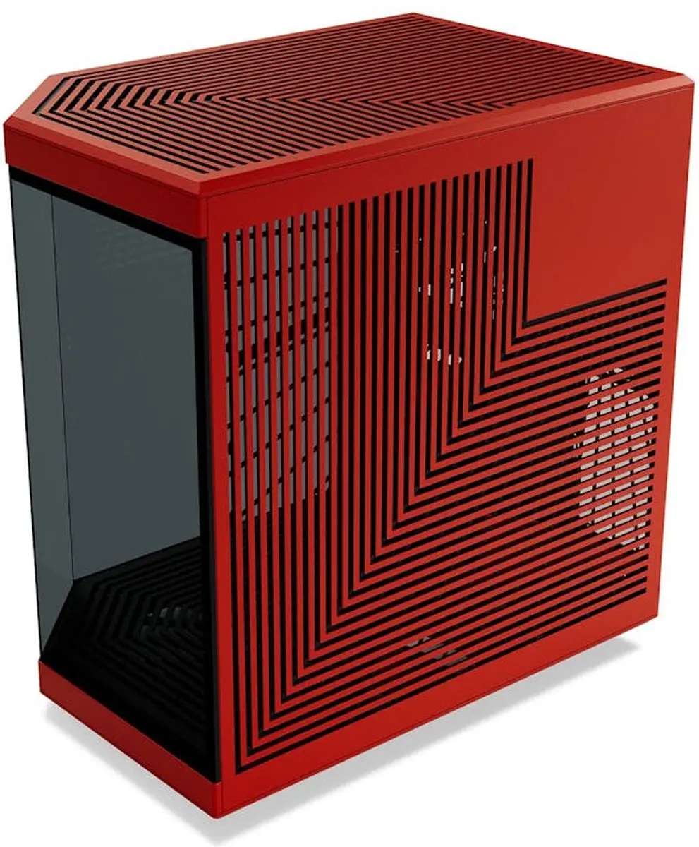 HYTE Y70 Midi Tower - Zwart/Rood