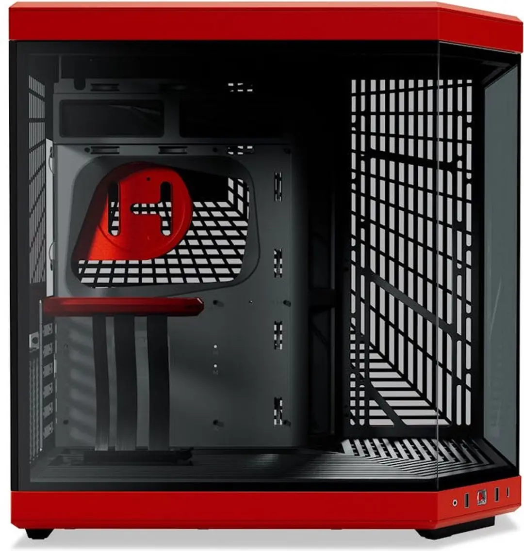 HYTE Y70 Midi Tower - Zwart/Rood