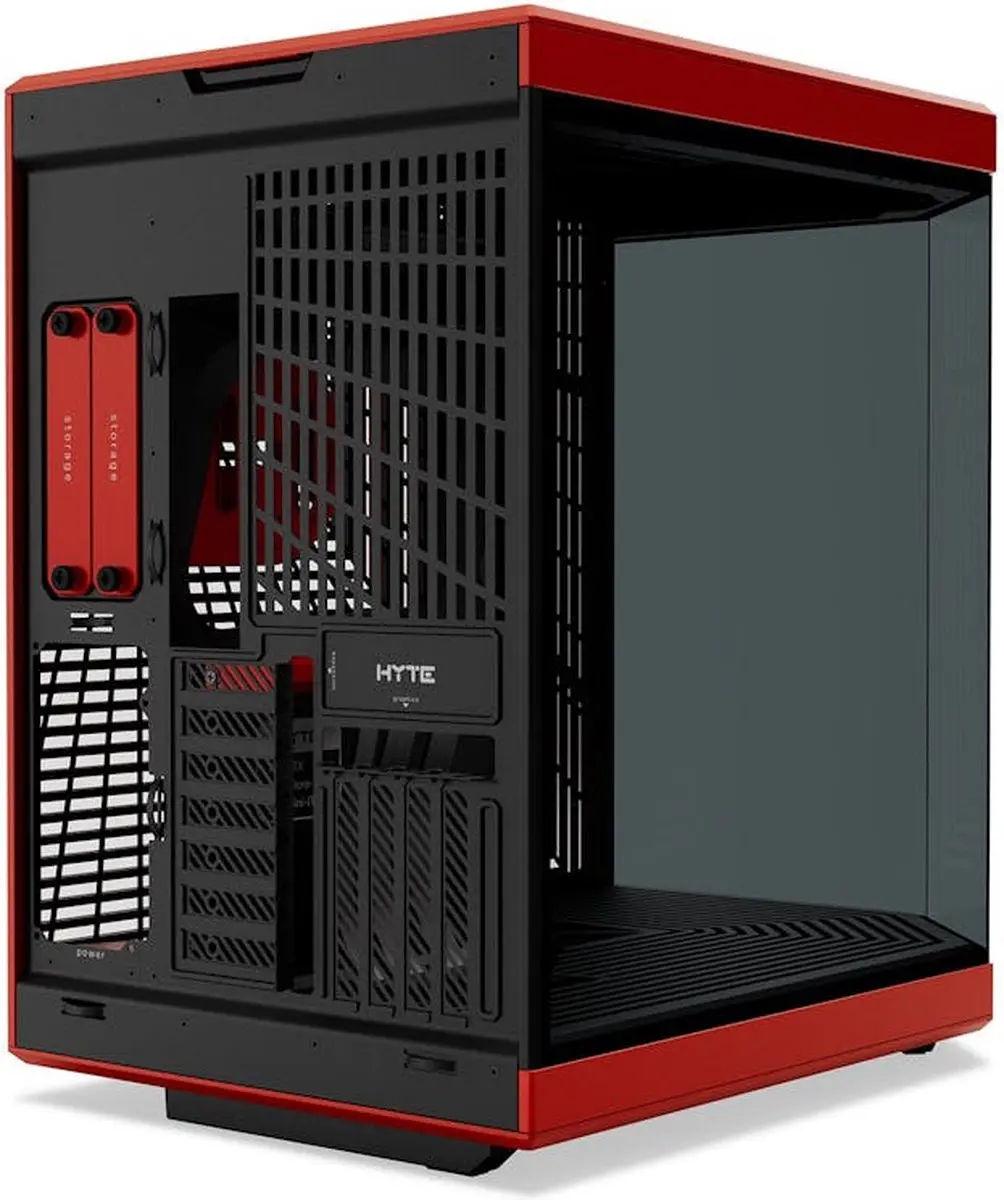 HYTE Y70 Midi Tower - Zwart/Rood