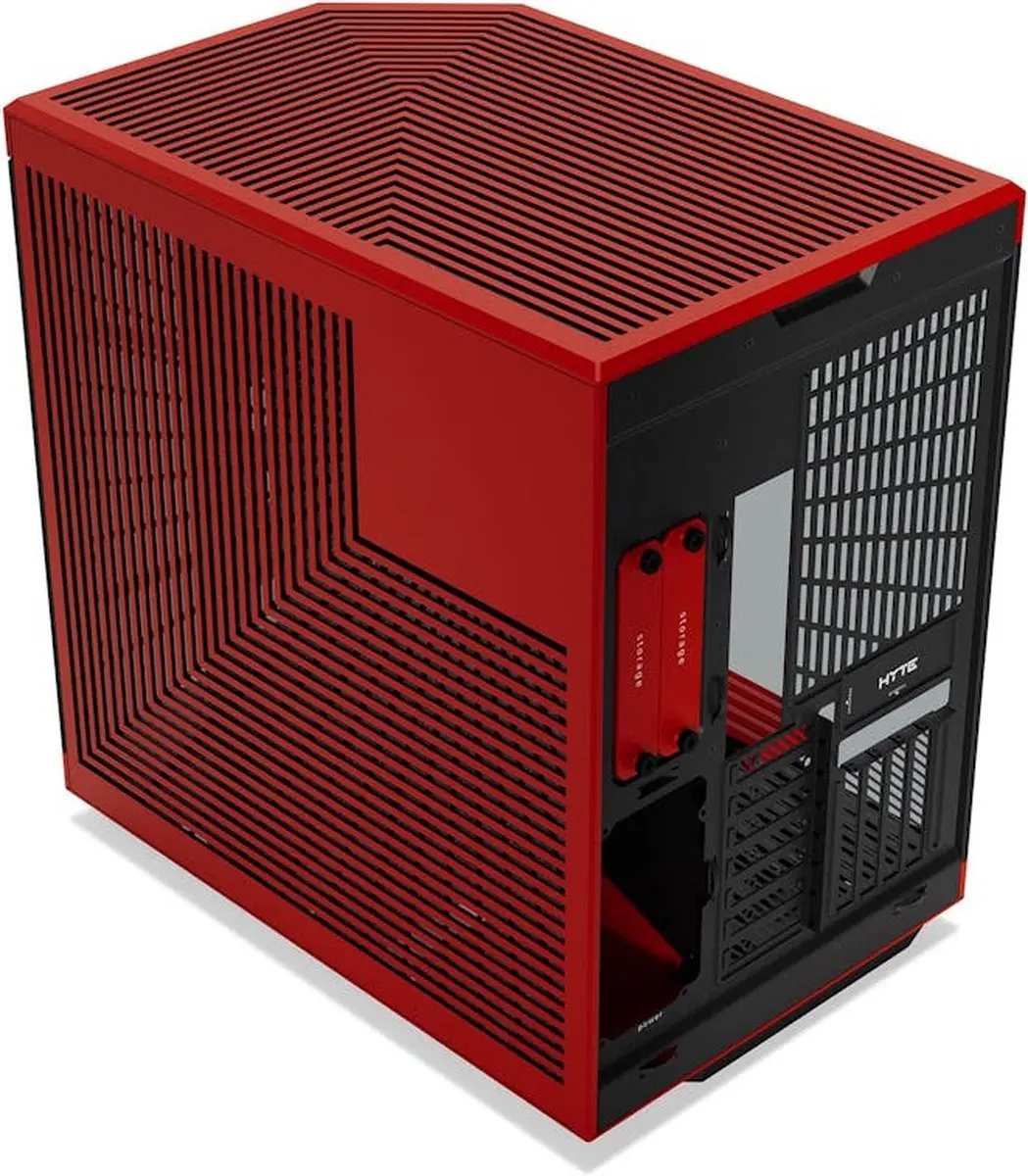 HYTE Y70 Midi Tower - Zwart/Rood