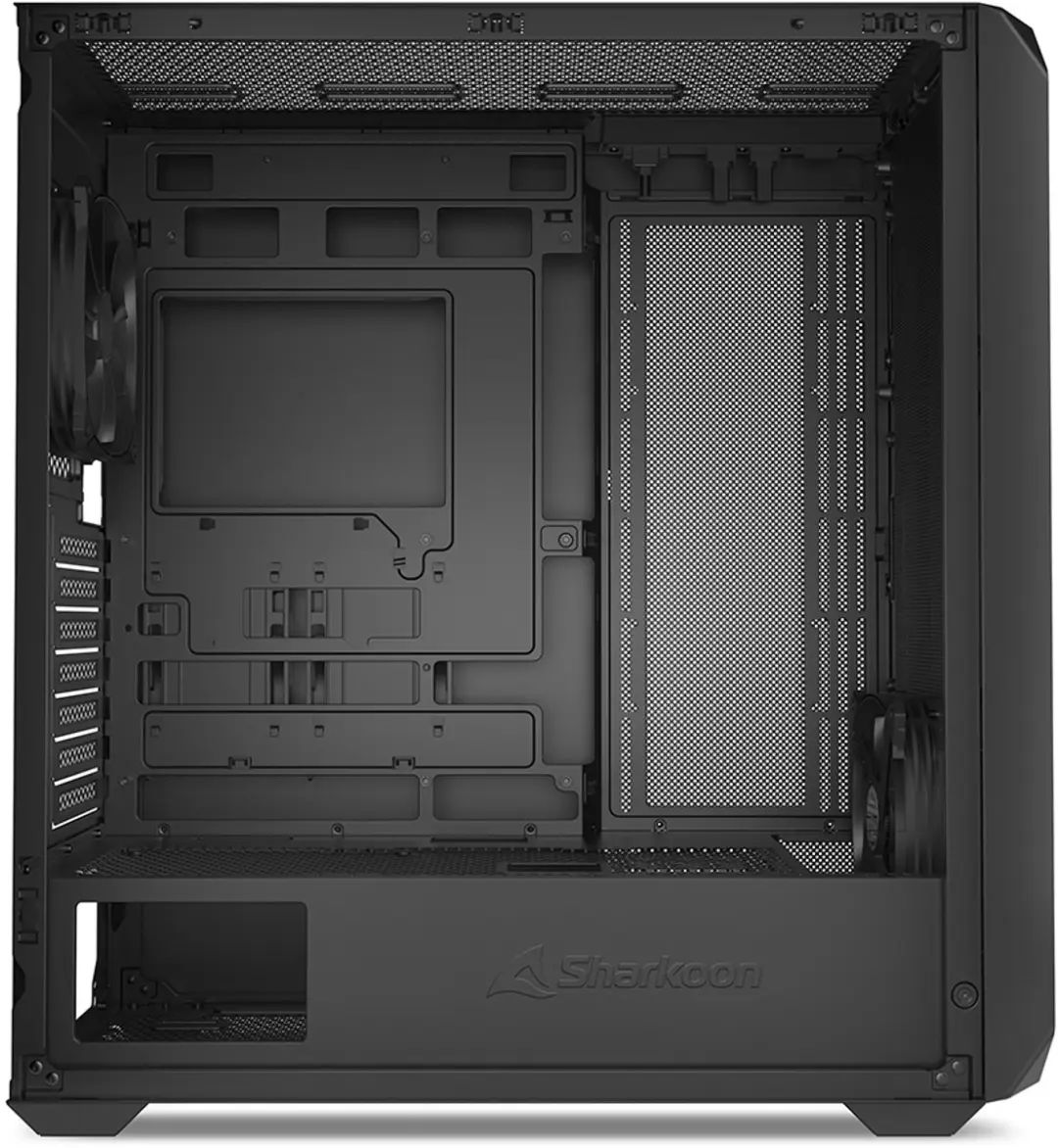 Sharkoon AK2 Midi Tower - Zwart