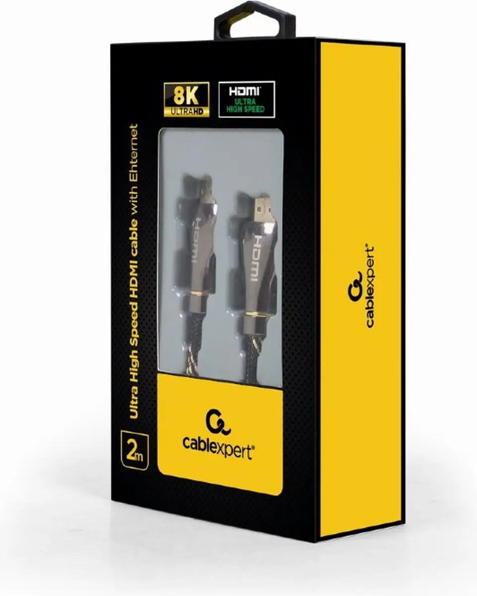 Cablexpert Premium HDMI 2.1 Kabel 8K 60Hz 2m - Zwart