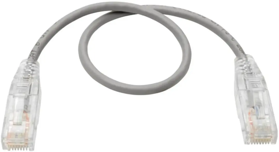 Tripp Lite N201-S01-GY Netwerkkabel Cat6 - 0,35m - Grijs