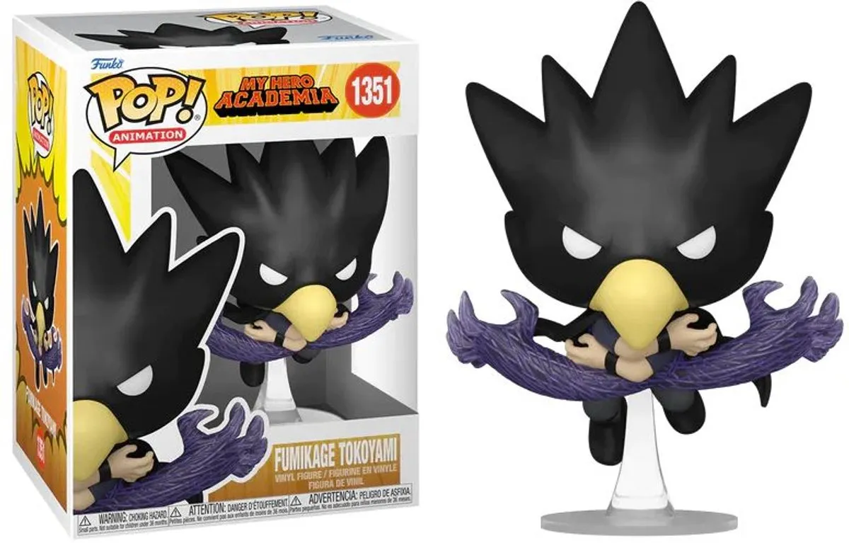 Funko My Hero Academia POP! Tokoyami Verzamelfiguur - 9cm - Multicolours