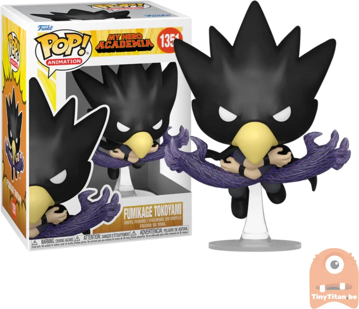 Funko My Hero Academia POP! Tokoyami Verzamelfiguur - 9cm - Multicolours