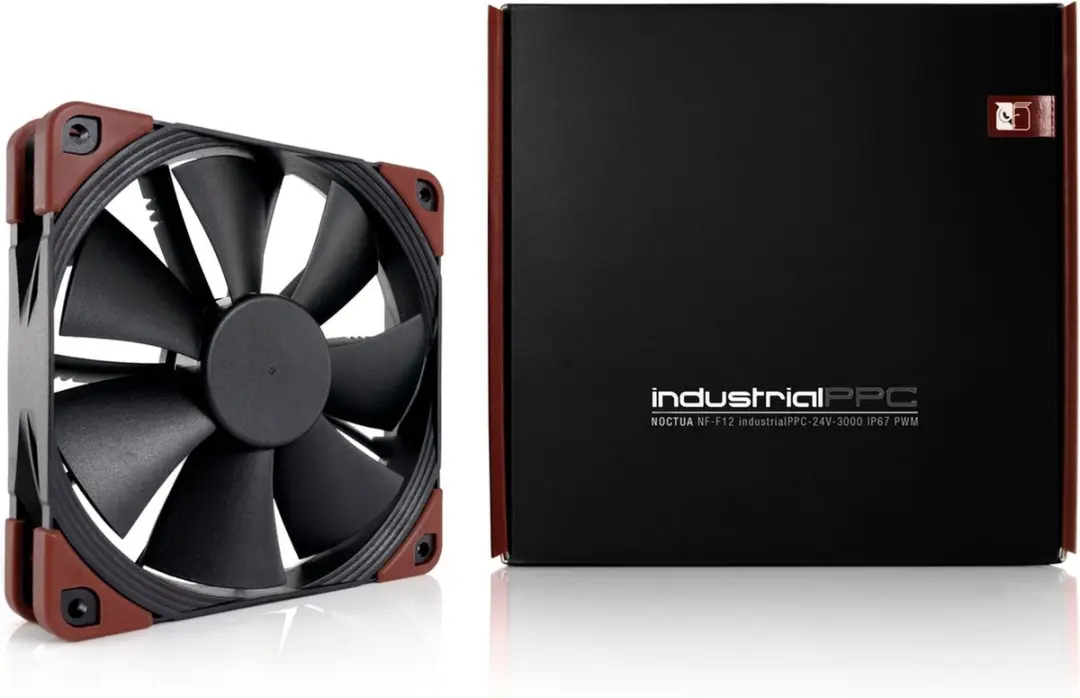 Noctua NF-F12 industrialPPC-24V-3000 PC-Ventilator 120mm - Zwart