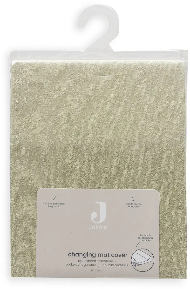 Jollein Aankleedkussenhoes Badstof 50x70cm - Matcha