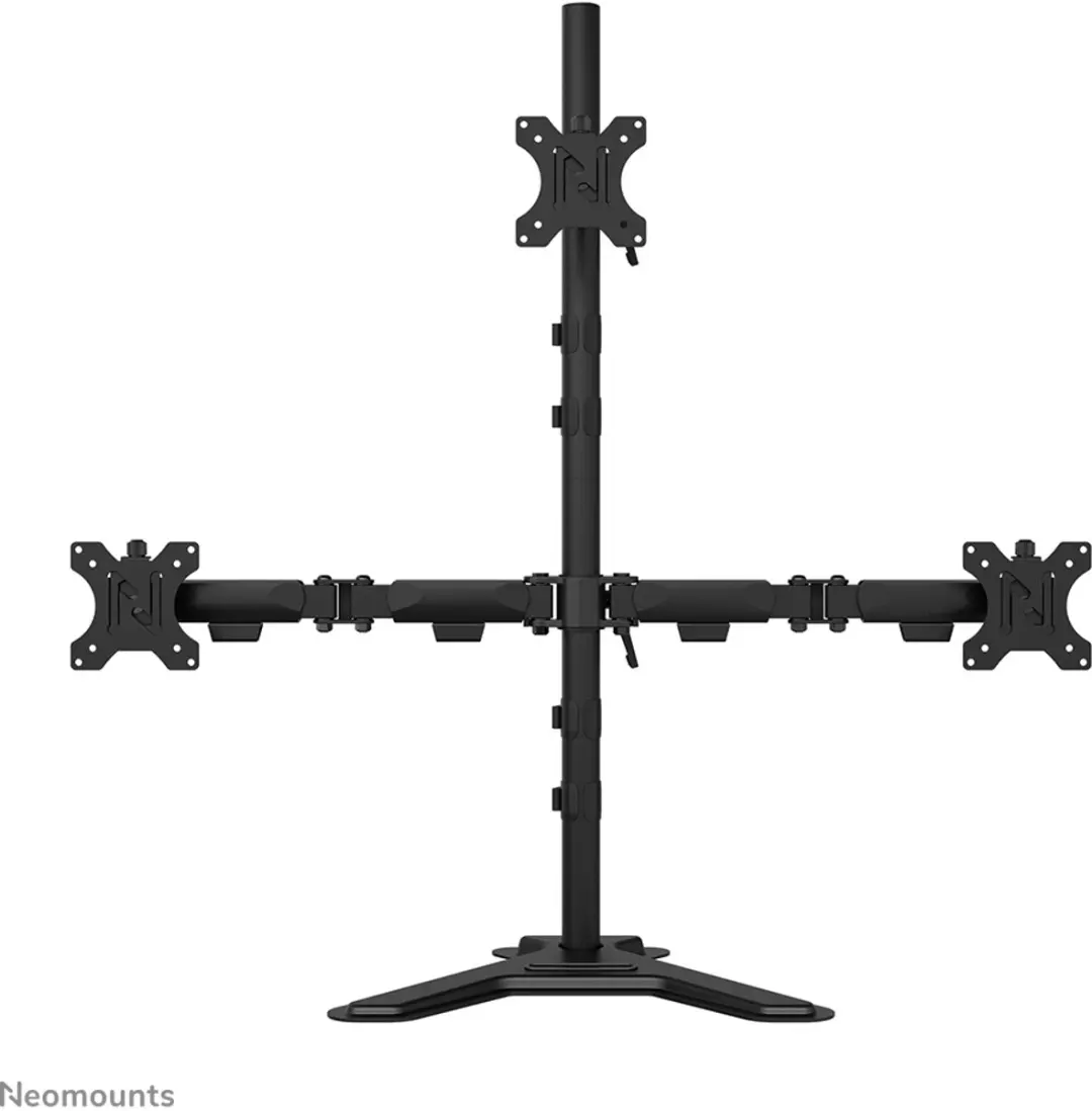 Neomounts DS45-600BL2-1 Monitorstandaard 3x 10-32" - Zwart