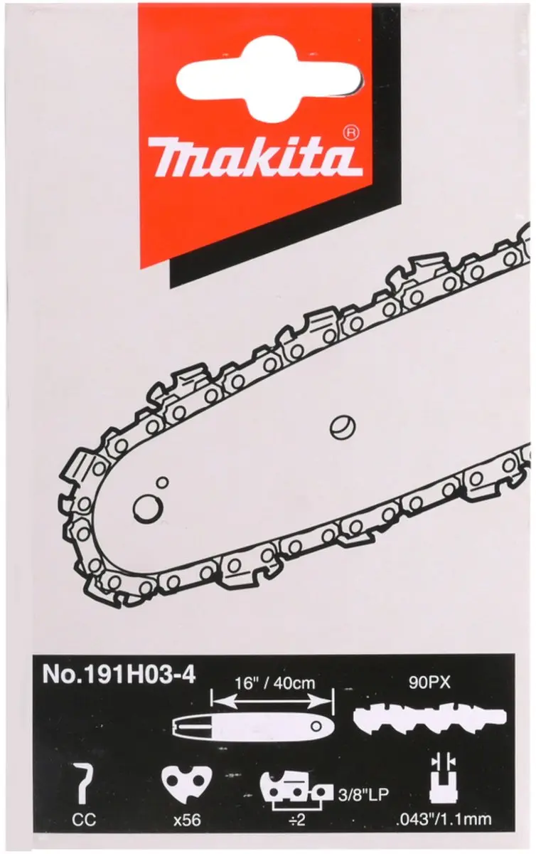 Makita 90PX Zaagketting 3/8" 1,1mm 40cm - 56 Schakels