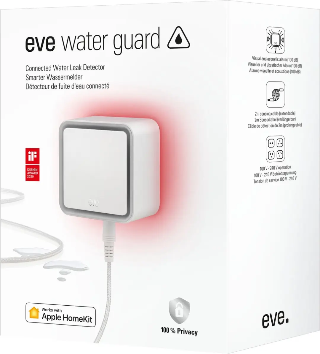 Eve Water Guard Slimme Watermelder - Apple HomeKit