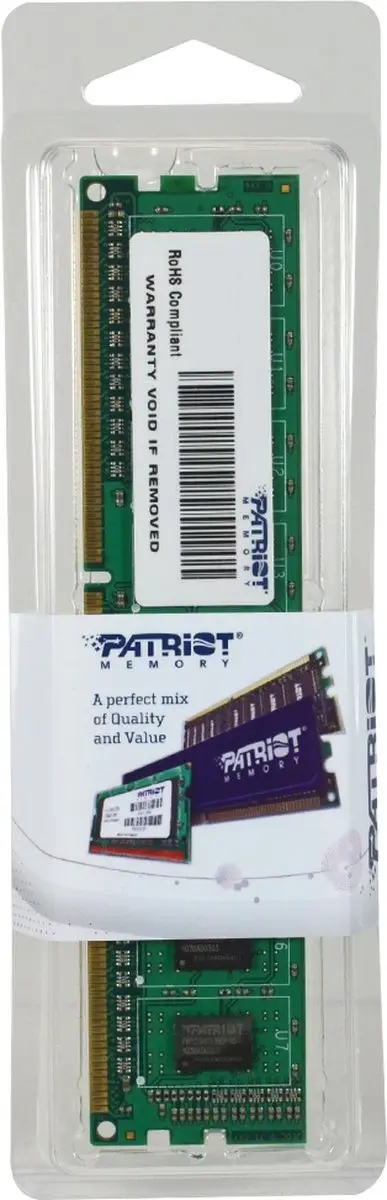 Patriot PSD38G16002 DDR3 Geheugen 8GB - 1600MHz