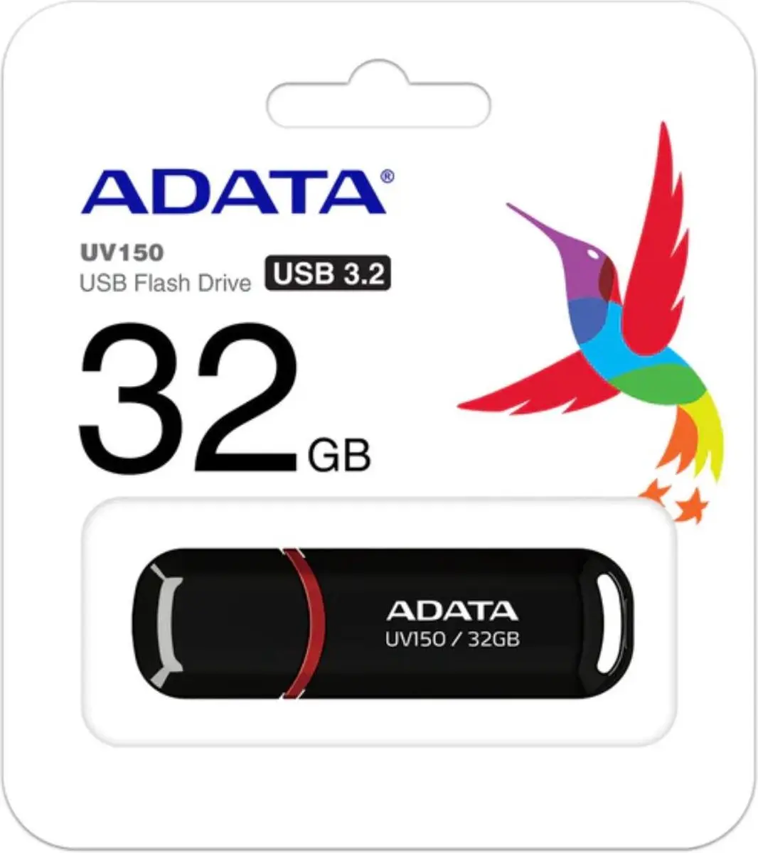 ADATA DashDrive UV150 32GB USB-Stick - Zwart