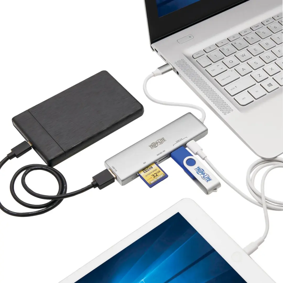 Tripp Lite U460-002-2AM-C1 USB-C Kabel - Zilver