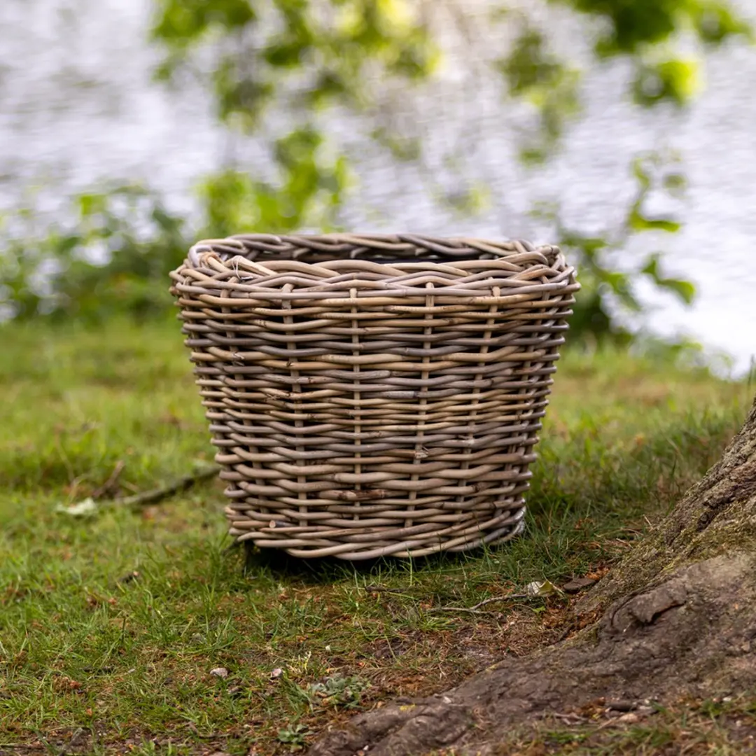 Drypot Rattan Pot - Ø35cm - 10L - Grijs
