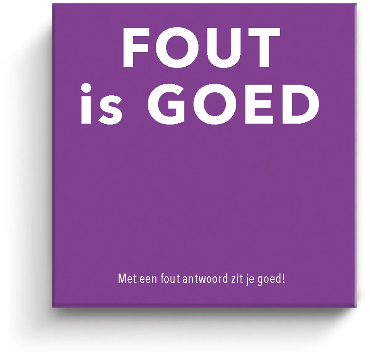 Tactic Fout is Goed! Partyspel - 2 tot 6 Spelers