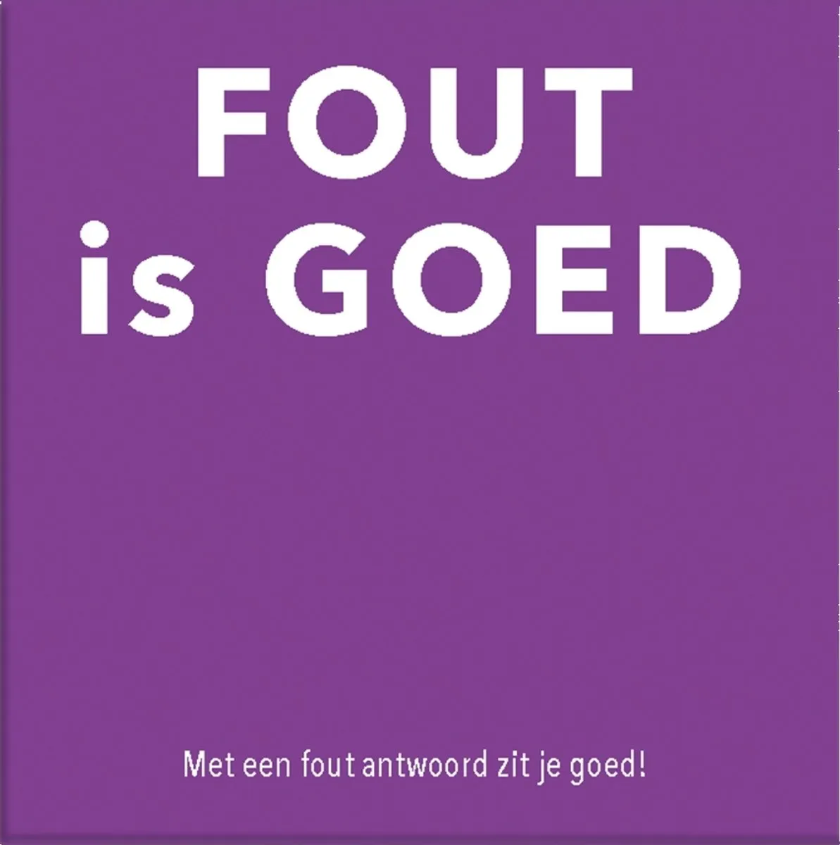 Tactic Fout is Goed! Partyspel - 2 tot 6 Spelers