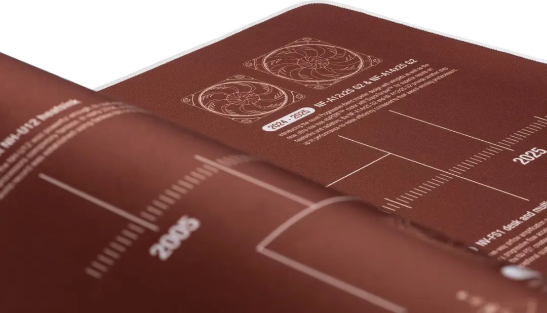 Noctua NP-DM3 Anniversary Deskmats - Bruin