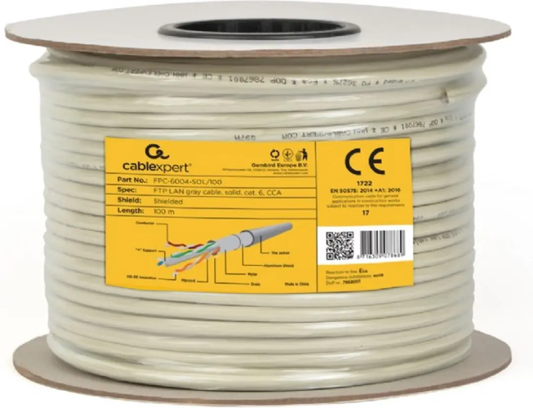 Cablexpert CAT6 FTP Kabel 305m - Grijs