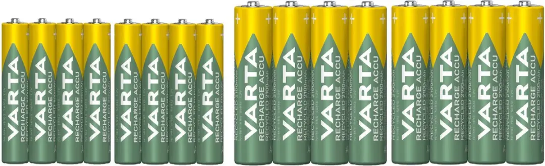 Varta Recycled AAA Oplaadbare Batterijen 800mAh