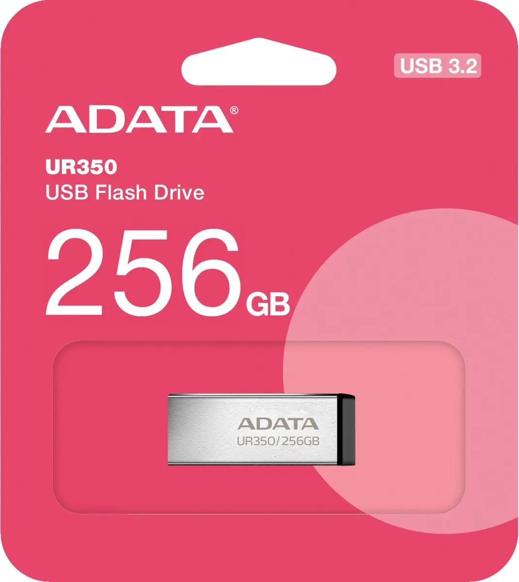 ADATA UR350 256GB USB-Stick - Zwart