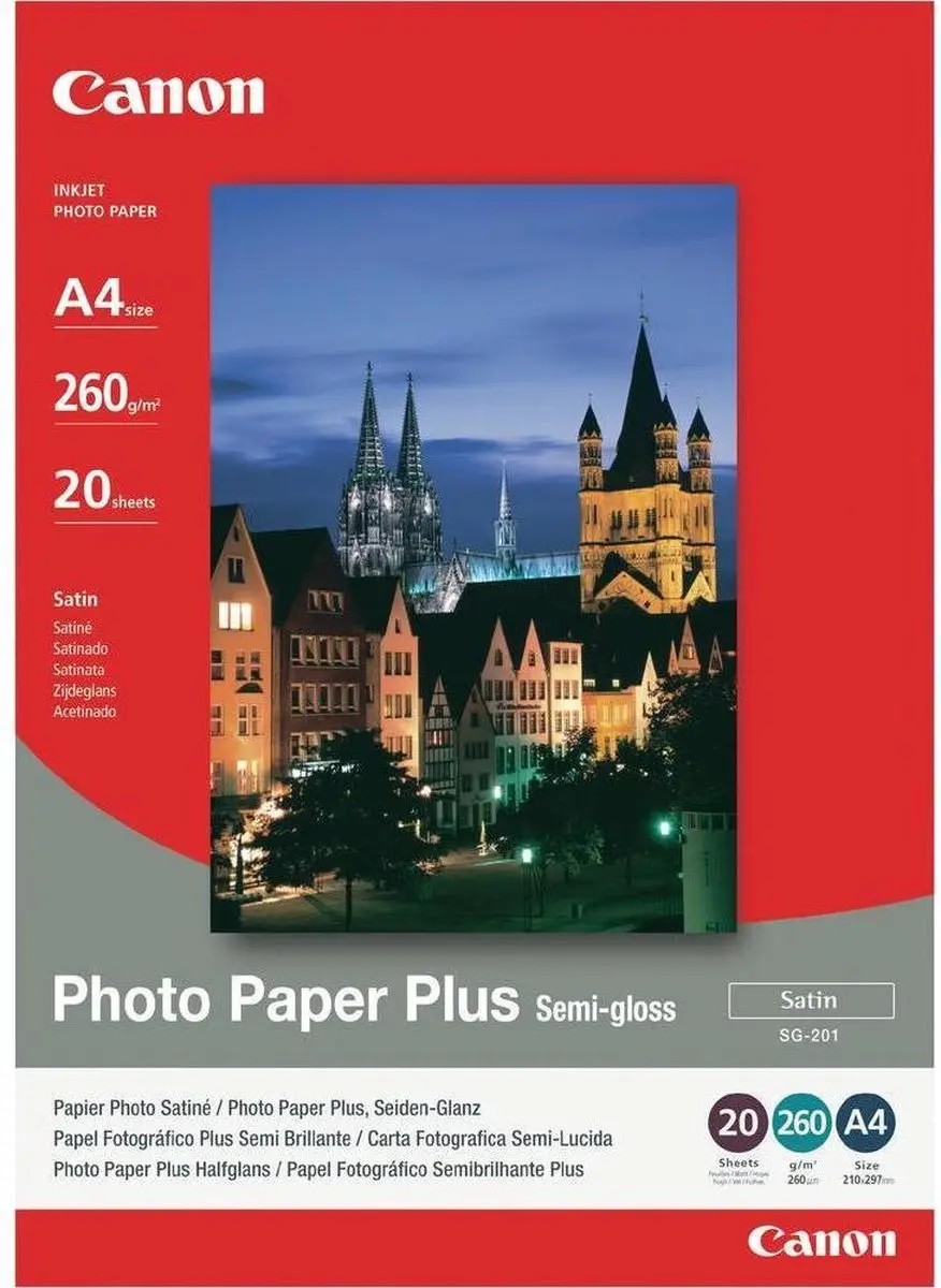 Canon SG-201 A4 Fotopapier - 20 Stuks