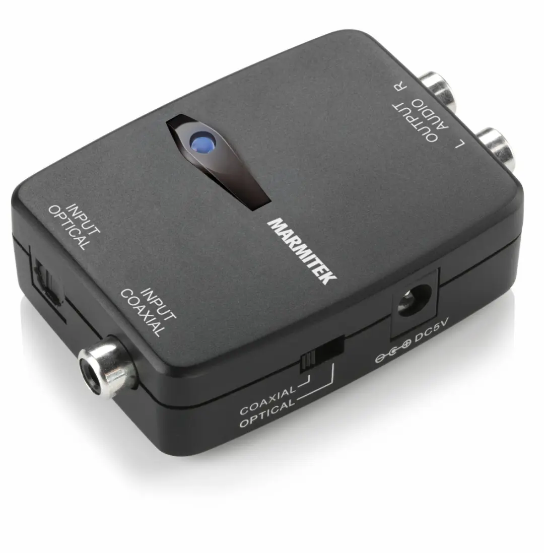 Marmitek Connect DA21 DAC Converter - Digitaal naar analoog - 25008127