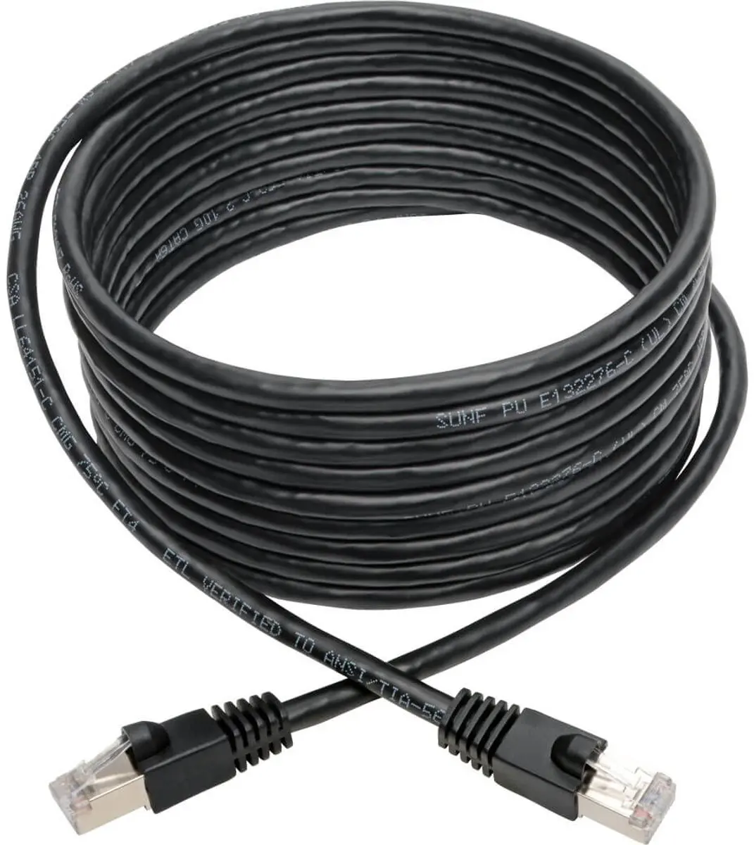 Tripp Lite N262-014-BK Netwerkkabel Cat6a U/FTP 4,3m - Zwart
