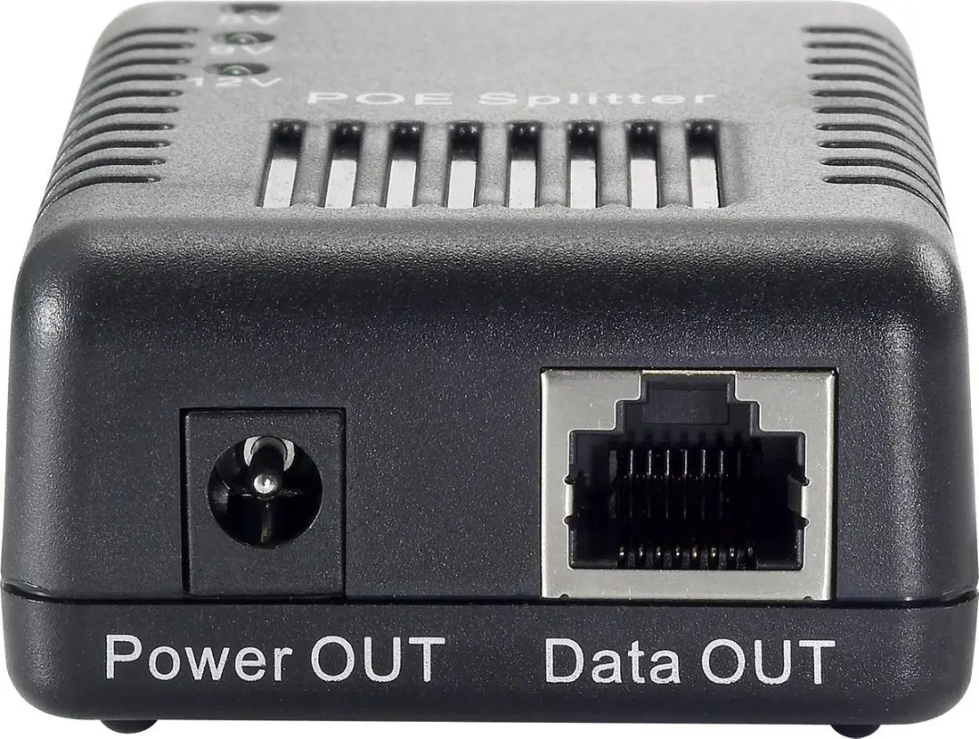 LevelOne POS-1002 PoE Splitter - 1x GE - Zwart