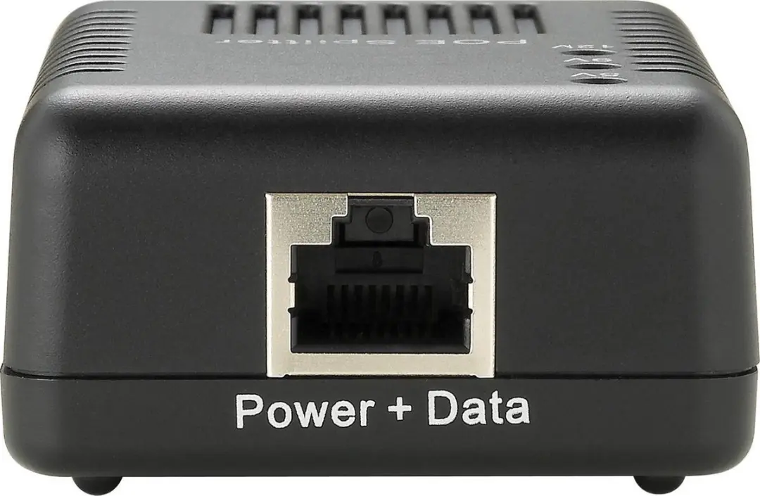 LevelOne POS-1002 PoE Splitter - 1x GE - Zwart