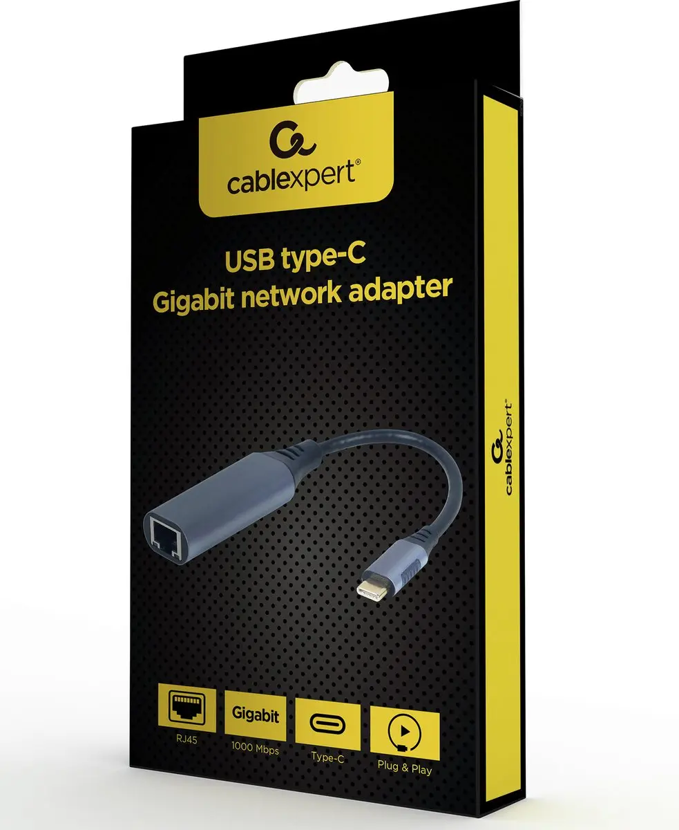 Cablexpert A-USB3C-LAN-01 USB-C naar Ethernet Adapter
