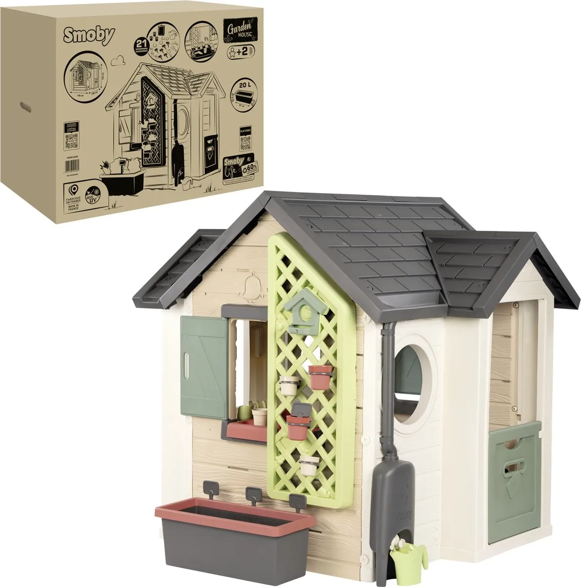 Smoby Life Garden House Speelhuis 7600810408