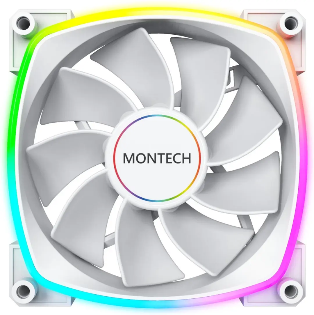 Montech RX140 PWM ARGB Ventilator 140mm - Wit