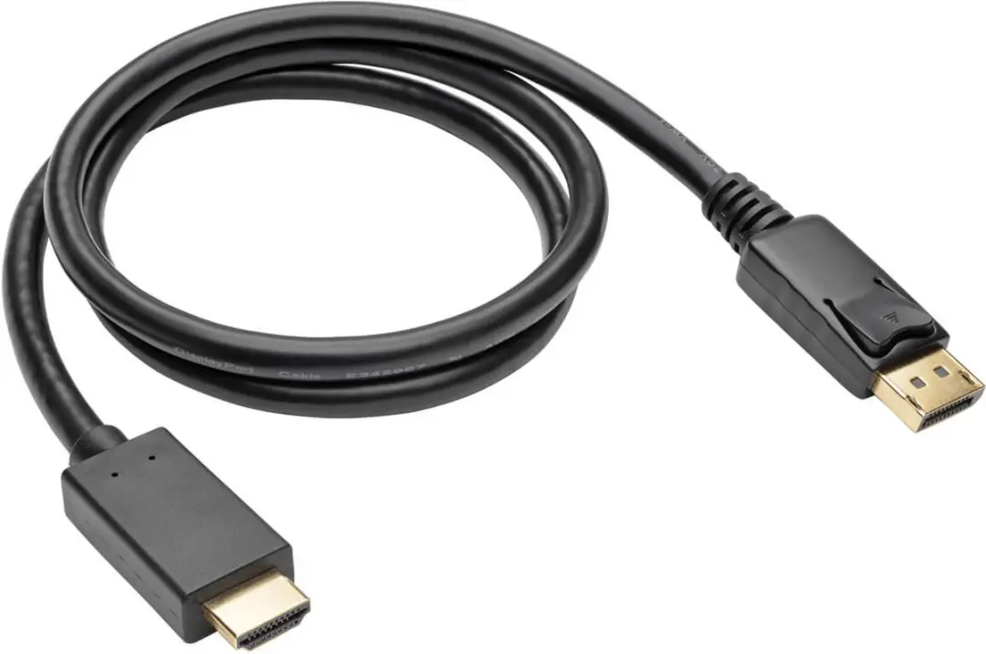 Tripp Lite P582-003-V2-ACT DisplayPort naar HDMI Adapterkabel - Zwart