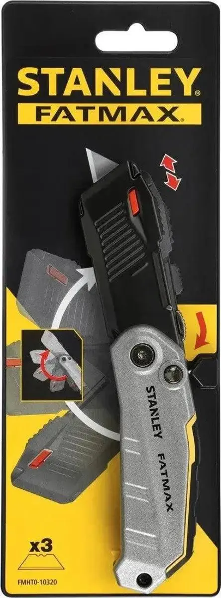 Stanley FatMax FMHT0-10320 Vouwmes - Geel - 2 Functies