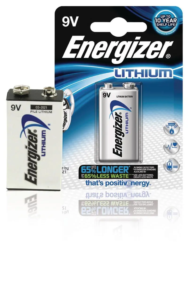 Energizer Ultimate Lithium 9V MN1604 Batterij - afbeelding 6 van 6