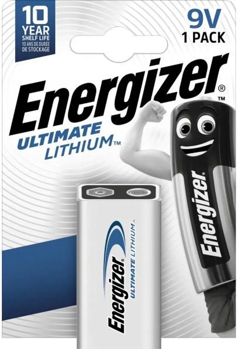 Energizer Ultimate Lithium 9V MN1604 Batterij