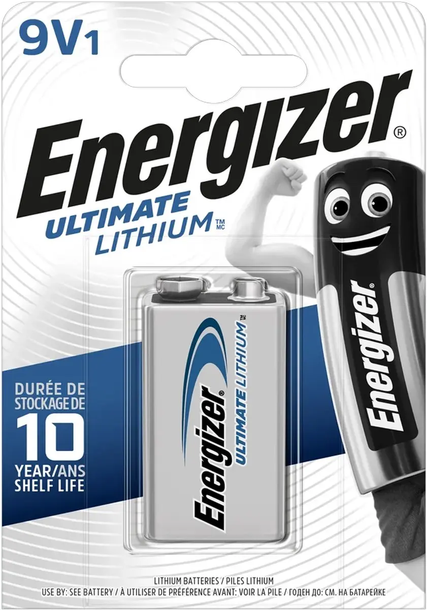 Energizer Ultimate Lithium 9V MN1604 Batterij