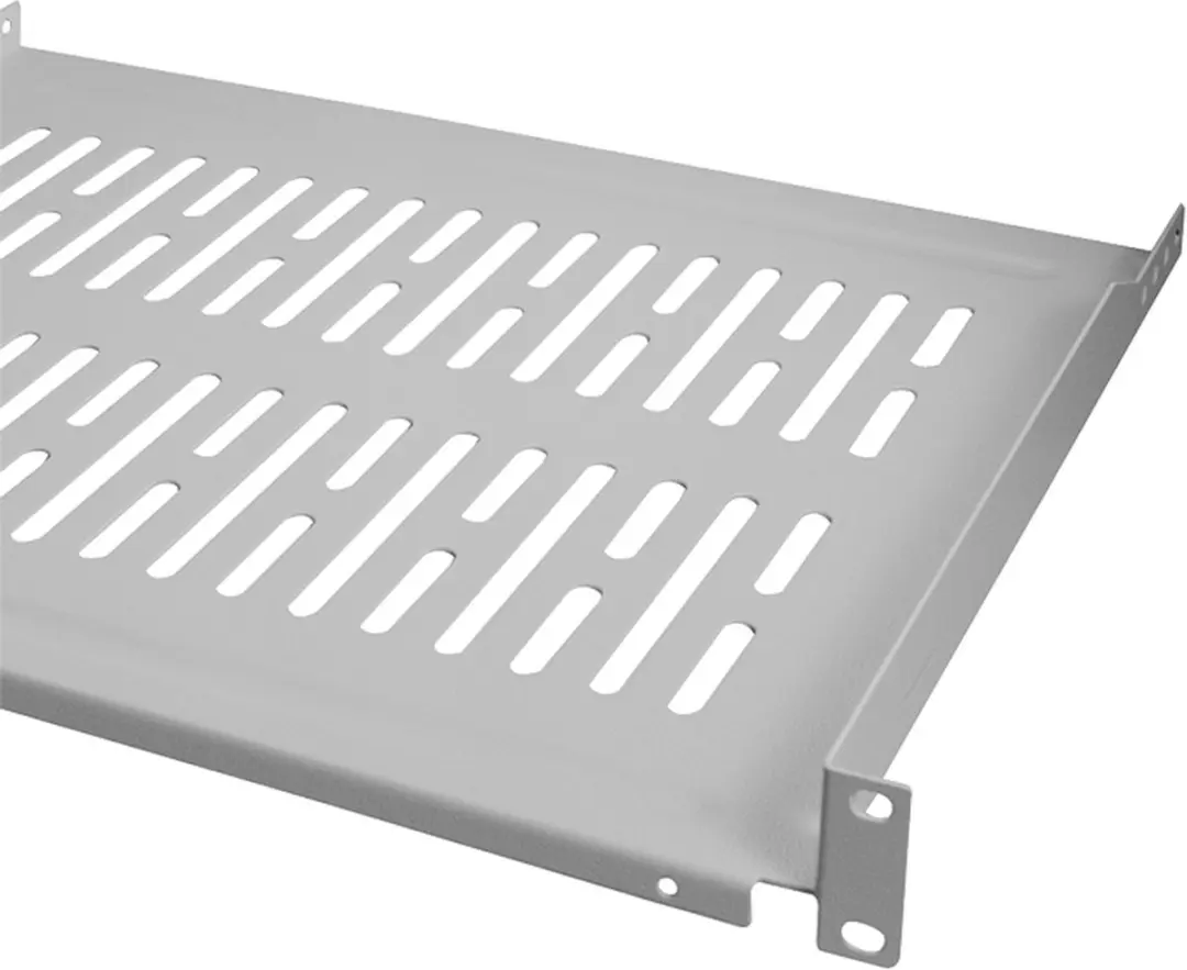 Logilink 19" Vaste Legbord 1 HE - 350mm Diep - Grijs - afbeelding 5 van 5