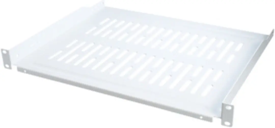 Logilink 19" Vaste Legbord 1 HE - 350mm Diep - Grijs - afbeelding 2 van 5