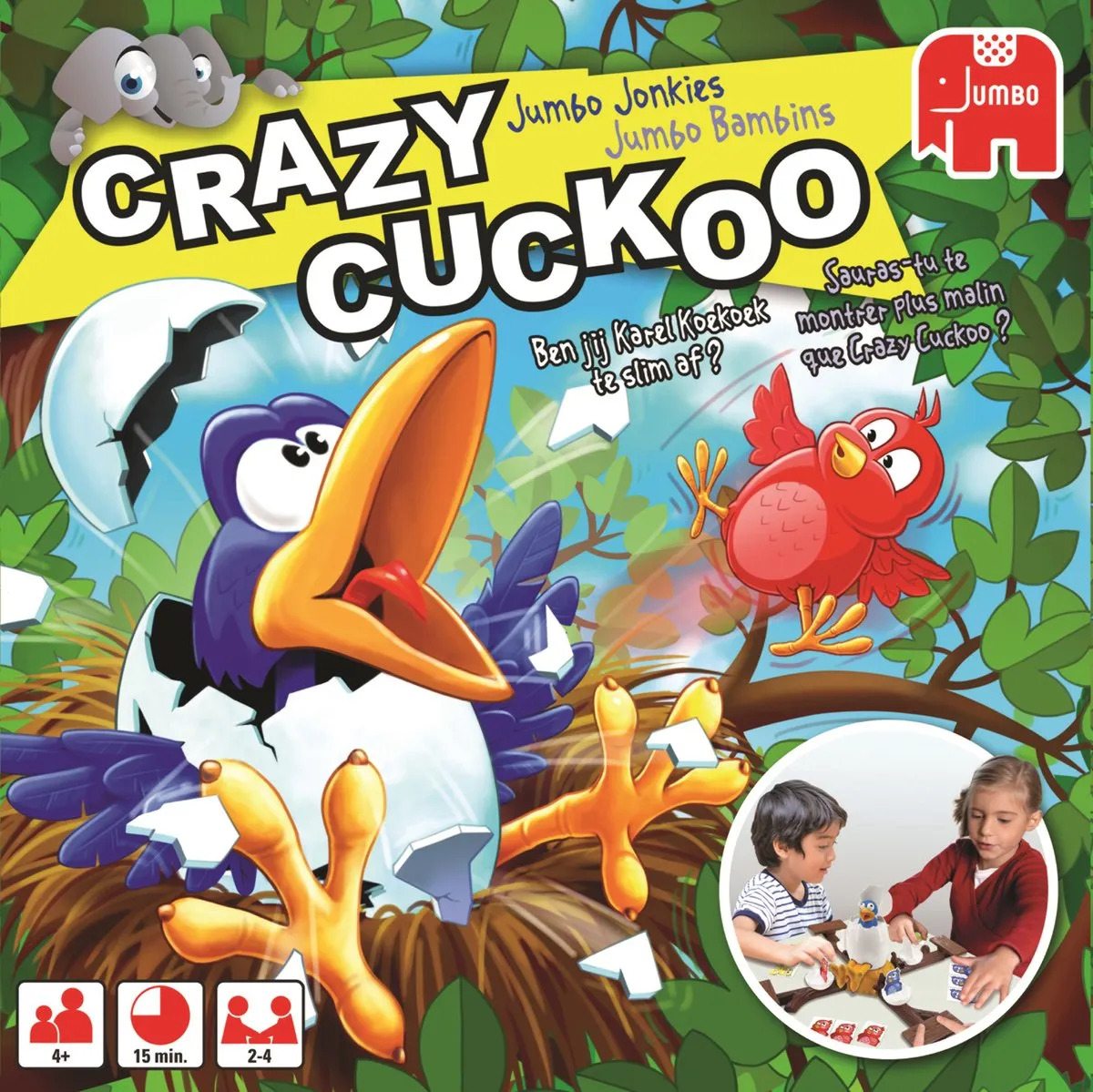 Jumbo Crazy Cuckoo - Bordspel - 2-4 Spelers