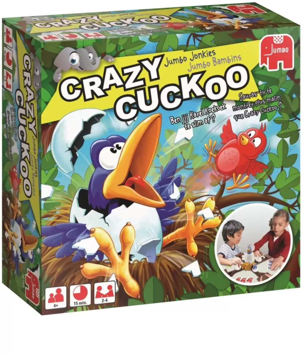 Jumbo Crazy Cuckoo - Bordspel - 2-4 Spelers