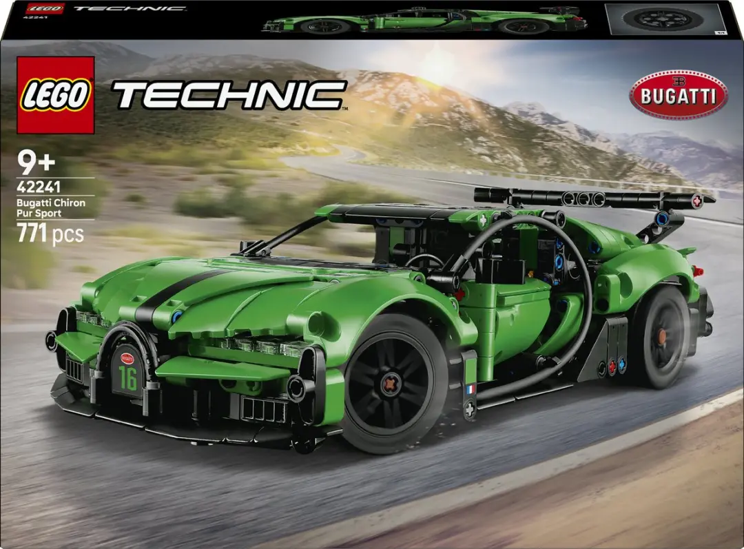 LEGO Technic 42241 Groene Bugatti Chiron Hypercar