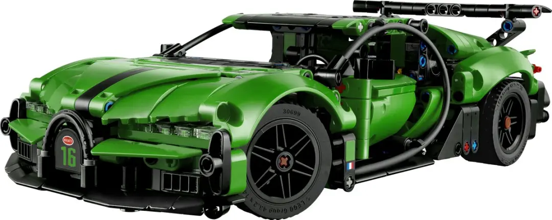 LEGO Technic 42241 Groene Bugatti Chiron Hypercar - 771 Stukken