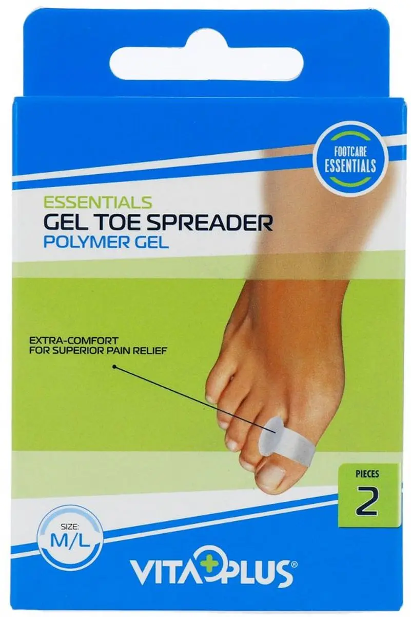 Vitaplus Essentials Gel Toe Spreader M/L - 2 Stuks