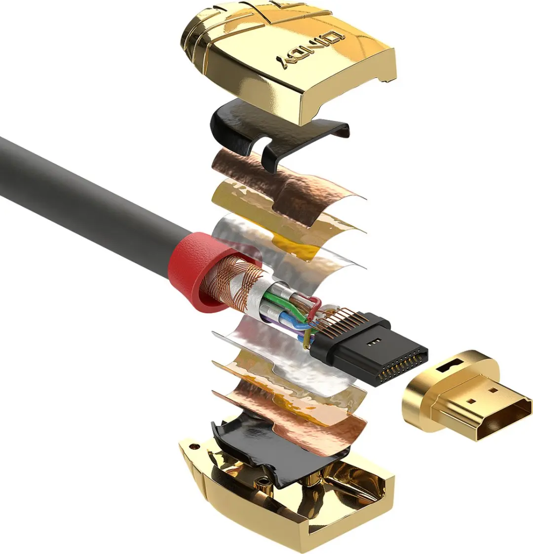 Lindy HDMI-kabel 37868 20m - Grijs