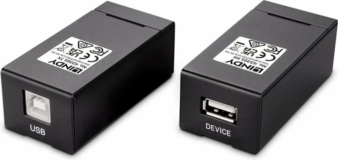 Lindy 43391 Console Extender - 480 Mbit/s - Zwart