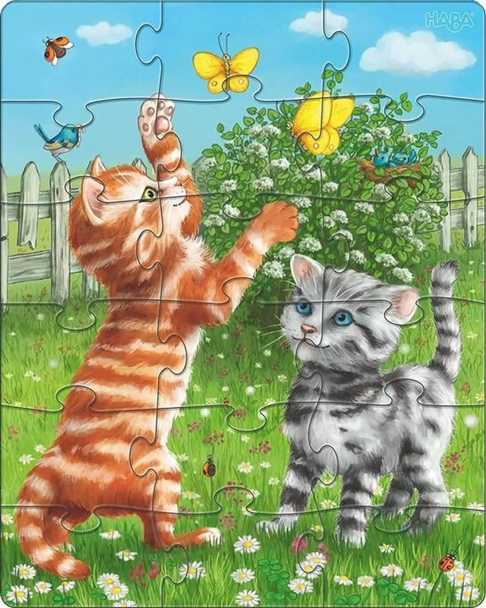 Haba Legpuzzel Huisdieren Junior 3-in-1 - 45 Stukjes - Multicolor